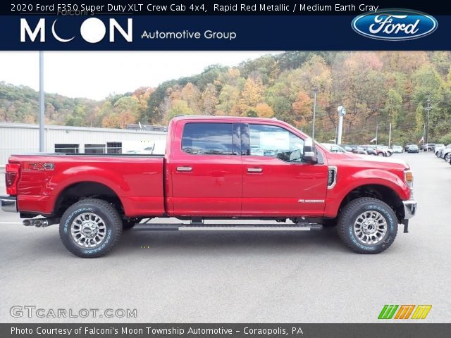 2020 Ford F350 Super Duty XLT Crew Cab 4x4 in Rapid Red Metallic