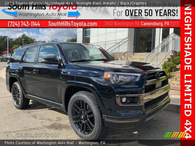 2021 Toyota 4Runner Nightshade 4x4 in Midnight Black Metallic