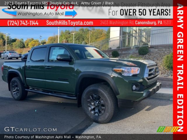 2021 Toyota Tacoma SR5 Double Cab 4x4 in Army Green