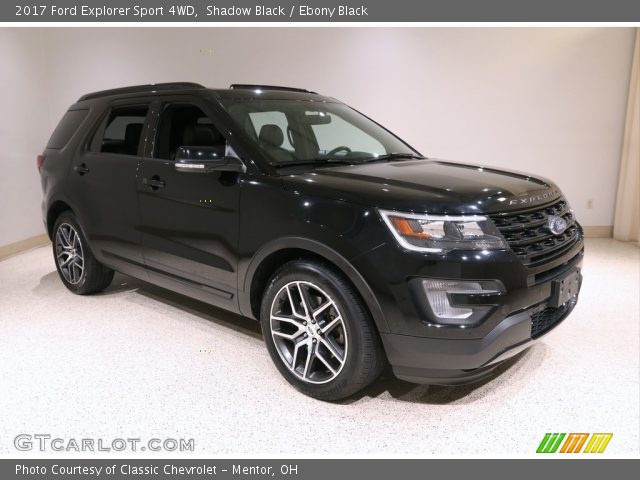 2017 Ford Explorer Sport 4WD in Shadow Black