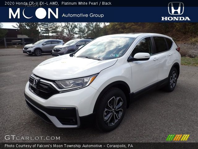 2020 Honda CR-V EX-L AWD in Platinum White Pearl