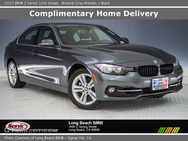 2017 BMW 3 Series 330i Sedan in Mineral Grey Metallic