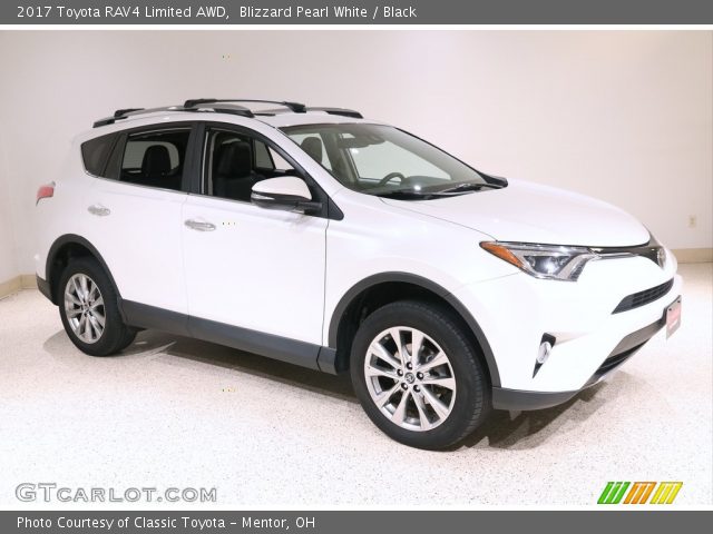 2017 Toyota RAV4 Limited AWD in Blizzard Pearl White