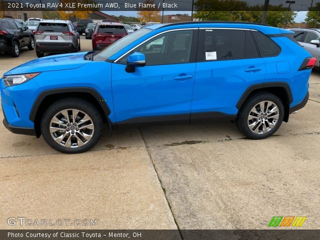 2021 Toyota RAV4 XLE Premium AWD in Blue Flame