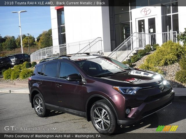 2018 Toyota RAV4 XLE AWD in Black Current Metallic
