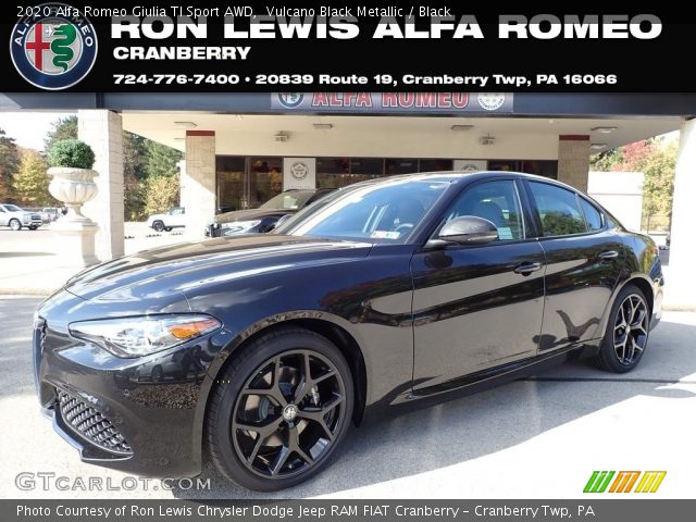 2020 Alfa Romeo Giulia TI Sport AWD in Vulcano Black Metallic