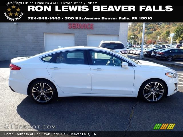2019 Ford Fusion Titanium AWD in Oxford White
