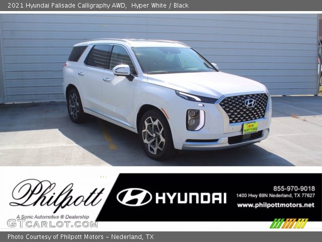 2021 Hyundai Palisade Calligraphy AWD in Hyper White