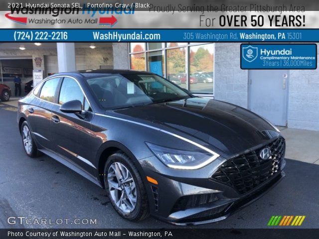 2021 Hyundai Sonata SEL in Portofino Gray