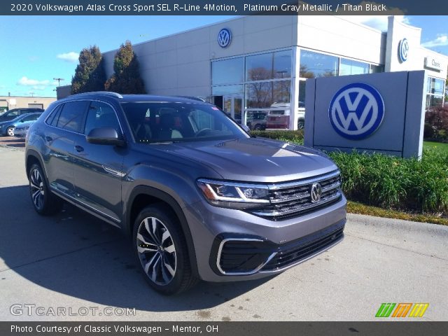 2020 Volkswagen Atlas Cross Sport SEL R-Line 4Motion in Platinum Gray Metallic