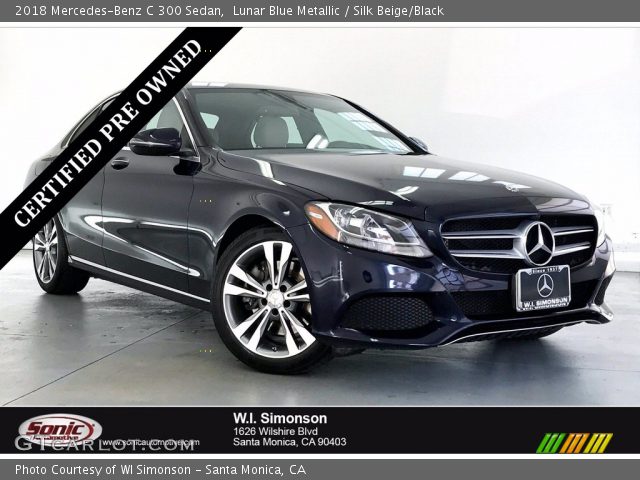 2018 Mercedes-Benz C 300 Sedan in Lunar Blue Metallic