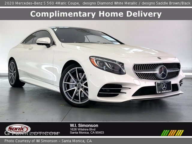 2020 Mercedes-Benz S 560 4Matic Coupe in designo Diamond White Metallic