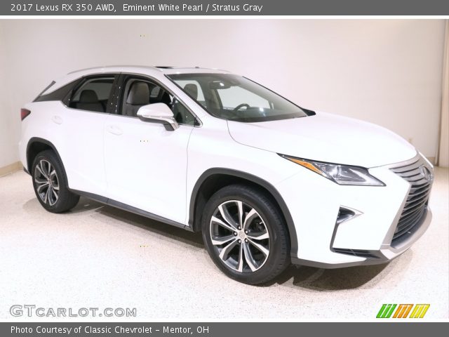 2017 Lexus RX 350 AWD in Eminent White Pearl