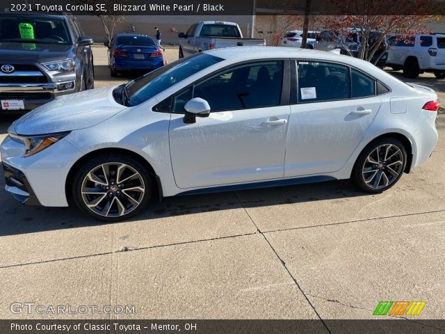 2021 Toyota Corolla SE in Blizzard White Pearl