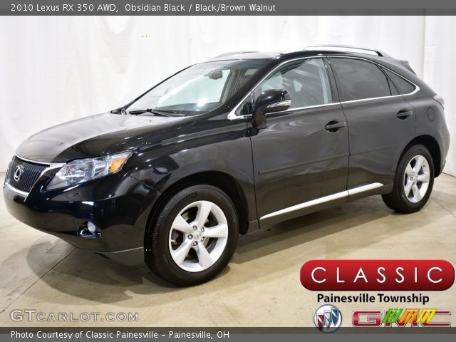 2010 Lexus RX 350 AWD in Obsidian Black