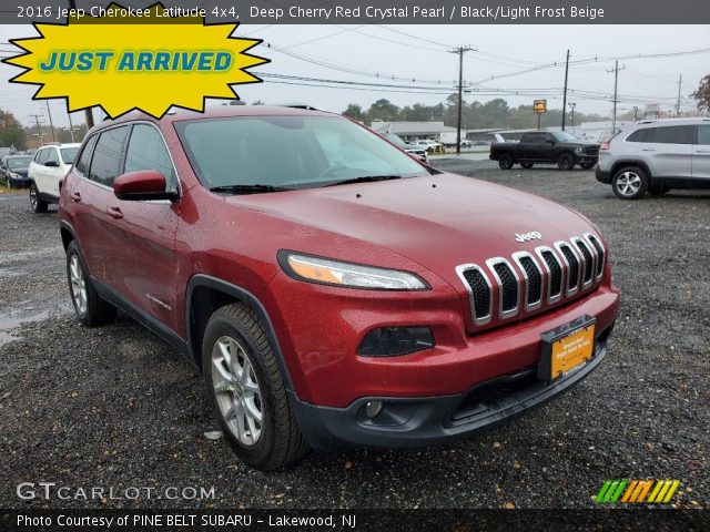 2016 Jeep Cherokee Latitude 4x4 in Deep Cherry Red Crystal Pearl