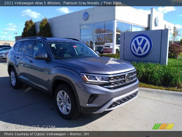 2021 Volkswagen Atlas S 4Motion in Platinum Gray Metallic