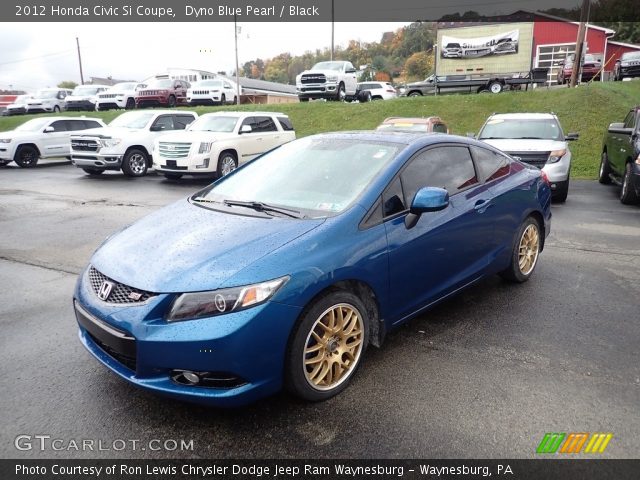 2012 Honda Civic Si Coupe in Dyno Blue Pearl
