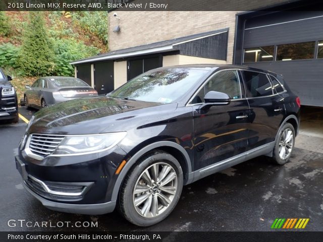 2018 Lincoln MKX Reserve AWD in Black Velvet