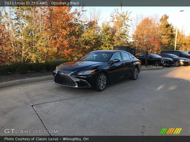 2021 Lexus ES 250 AWD in Obsidian
