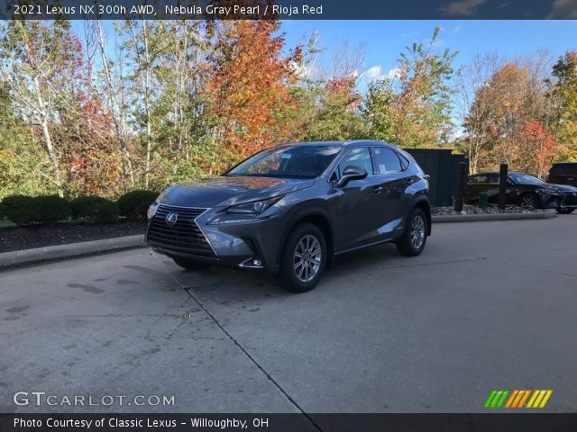 2021 Lexus NX 300h AWD in Nebula Gray Pearl