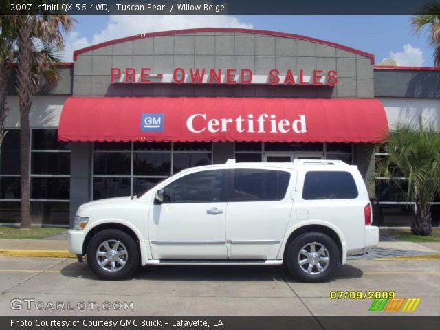 2007 Infiniti QX 56 4WD in Tuscan Pearl