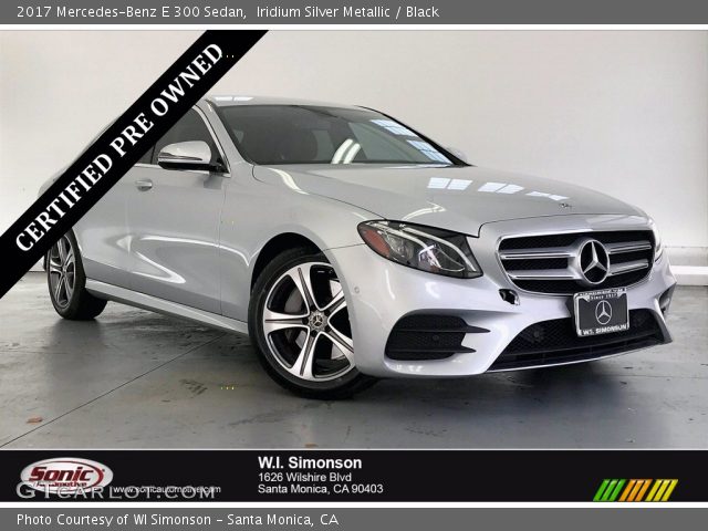 2017 Mercedes-Benz E 300 Sedan in Iridium Silver Metallic