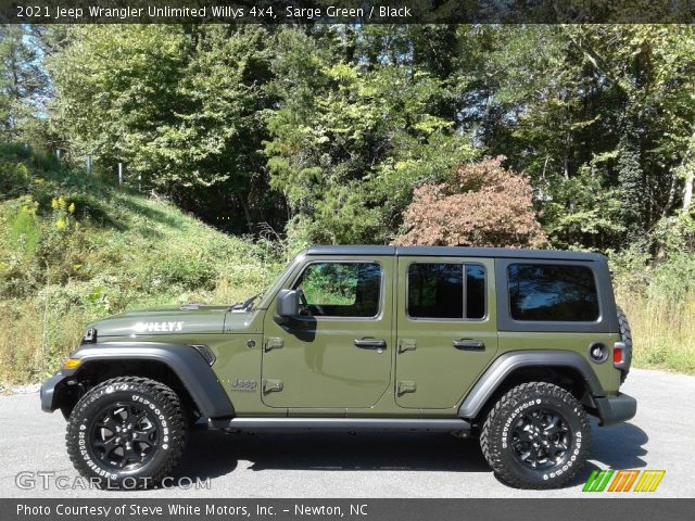 2021 Jeep Wrangler Unlimited Willys 4x4 in Sarge Green