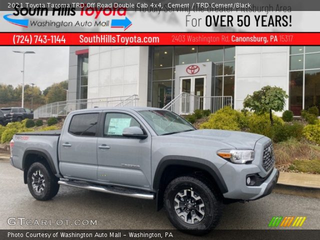 2021 Toyota Tacoma TRD Off Road Double Cab 4x4 in Cement