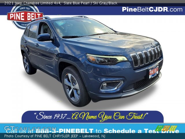 2021 Jeep Cherokee Limited 4x4 in Slate Blue Pearl
