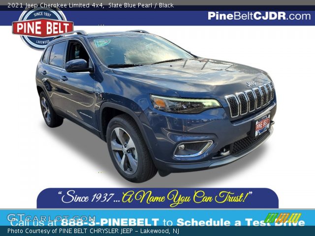2021 Jeep Cherokee Limited 4x4 in Slate Blue Pearl