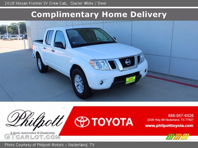 2018 Nissan Frontier SV Crew Cab in Glacier White