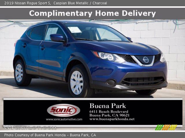 2019 Nissan Rogue Sport S in Caspian Blue Metallic