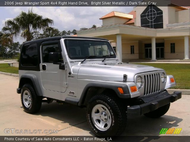 2006 Jeep Wrangler Sport 4x4 Right Hand Drive in Bright Silver Metallic