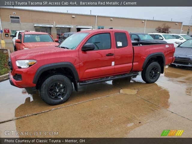 2021 Toyota Tacoma SR Access Cab 4x4 in Barcelona Red Metallic