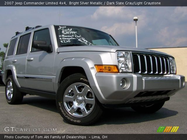 2007 Jeep Commander Limited 4x4 in Bright Silver Metallic