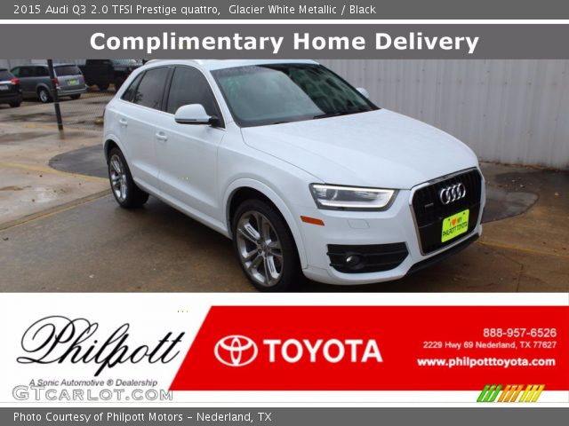 2015 Audi Q3 2.0 TFSI Prestige quattro in Glacier White Metallic