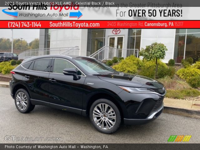 2021 Toyota Venza Hybrid XLE AWD in Celestial Black