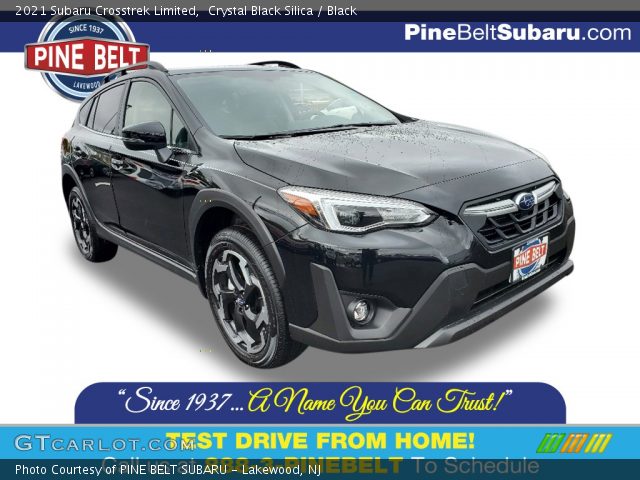 2021 Subaru Crosstrek Limited in Crystal Black Silica