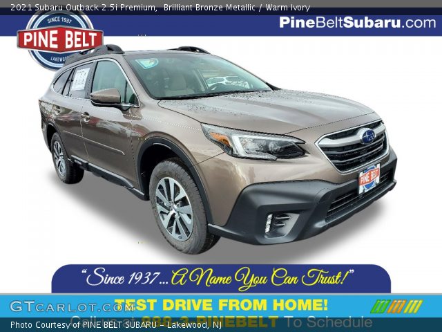 2021 Subaru Outback 2.5i Premium in Brilliant Bronze Metallic