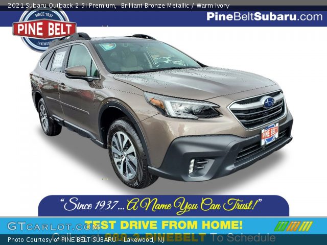 2021 Subaru Outback 2.5i Premium in Brilliant Bronze Metallic