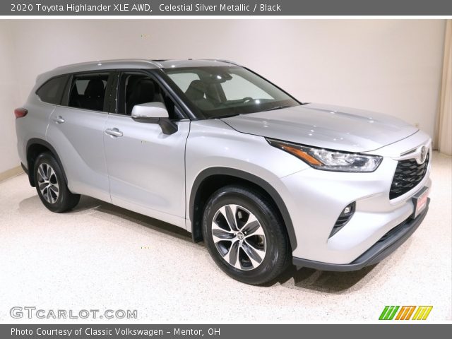 2020 Toyota Highlander XLE AWD in Celestial Silver Metallic