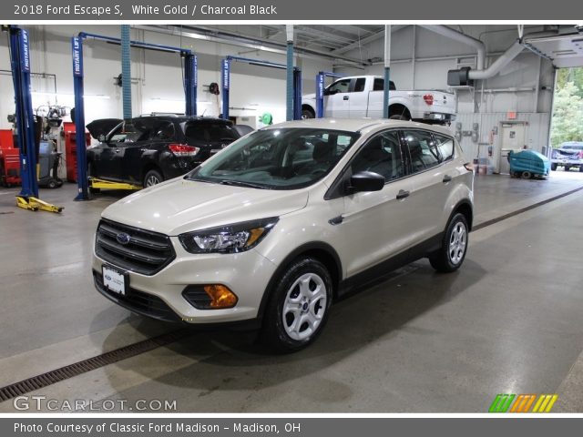 2018 Ford Escape S in White Gold