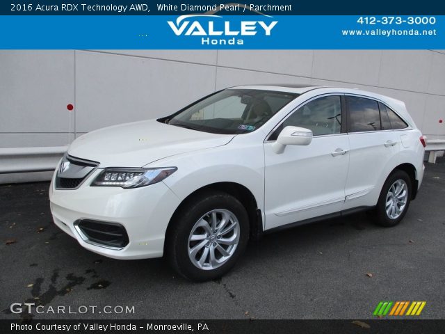 2016 Acura RDX Technology AWD in White Diamond Pearl