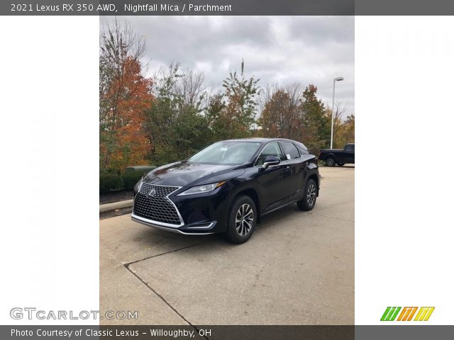2021 Lexus RX 350 AWD in Nightfall Mica