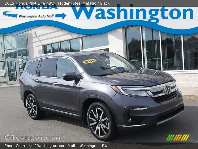 2019 Honda Pilot Elite AWD in Modern Steel Metallic