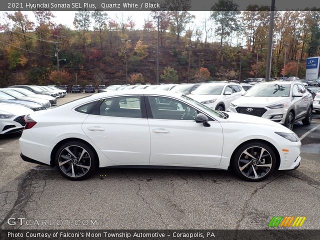 2021 Hyundai Sonata SEL Plus in Quartz White