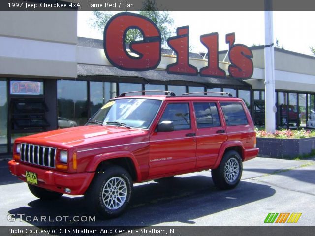 1997 Jeep Cherokee 4x4 in Flame Red