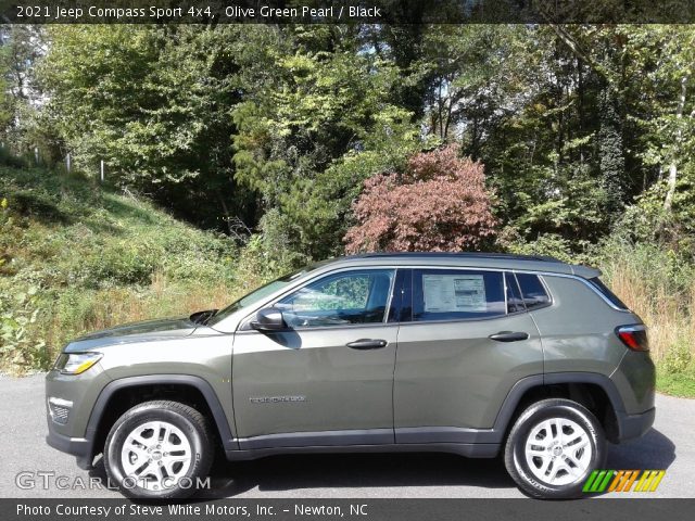 2021 Jeep Compass Sport 4x4 in Olive Green Pearl