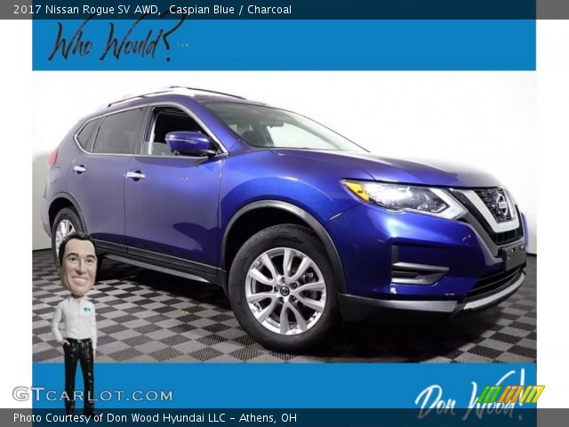 2017 Nissan Rogue SV AWD in Caspian Blue